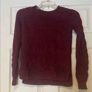SO | Burgundy Knit Sweater